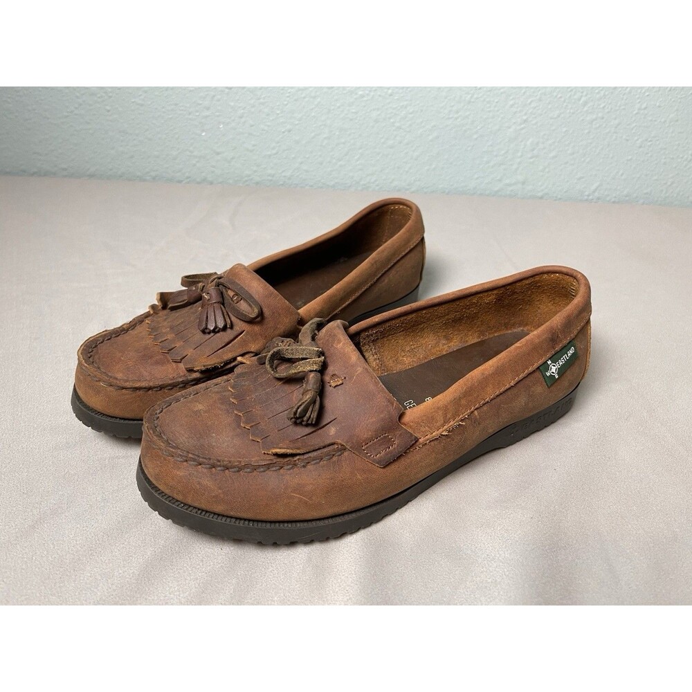 Eastland Yarmouth Boat Shoes Leather Women’s Size 8.5 M Made In USA